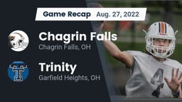 Recap: Chagrin Falls  vs. Trinity  2022