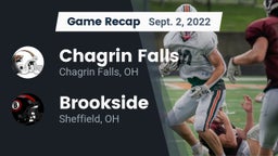 Recap: Chagrin Falls  vs. Brookside  2022