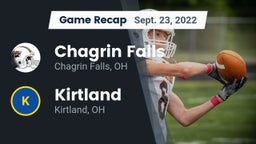 Recap: Chagrin Falls  vs. Kirtland  2022