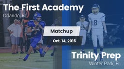 Matchup: First Academy High vs. Trinity Prep  2016