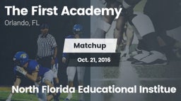 Matchup: First Academy High vs. North Florida Educational Institue 2016