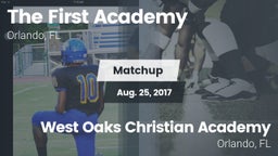Matchup: First Academy High vs. West Oaks Christian Academy 2017