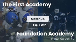 Matchup: First Academy High vs. Foundation Academy  2017