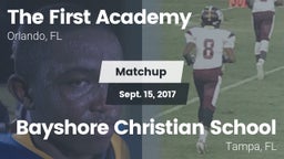Matchup: First Academy High vs. Bayshore Christian School 2017