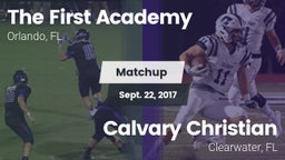 Matchup: First Academy High vs. Calvary Christian  2017