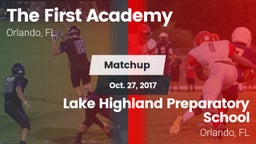 Matchup: First Academy High vs. Lake Highland Preparatory School 2017