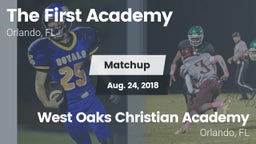 Matchup: First Academy High vs. West Oaks Christian Academy 2018