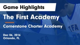 The First Academy vs Cornerstone Charter Academy Game Highlights - Dec 06, 2016