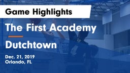 The First Academy vs Dutchtown  Game Highlights - Dec. 21, 2019