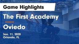 The First Academy vs Oviedo  Game Highlights - Jan. 11, 2020