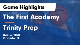 The First Academy vs Trinity Prep  Game Highlights - Dec. 3, 2020