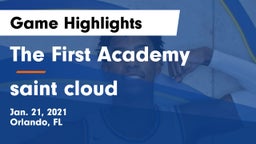 The First Academy vs saint cloud Game Highlights - Jan. 21, 2021