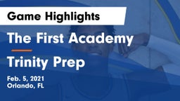 The First Academy vs Trinity Prep  Game Highlights - Feb. 5, 2021