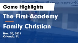 The First Academy vs Family Christian Game Highlights - Nov. 30, 2021