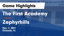 The First Academy vs Zephyrhills  Game Highlights - Dec. 7, 2021