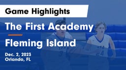 The First Academy vs Fleming Island  Game Highlights - Dec. 2, 2023