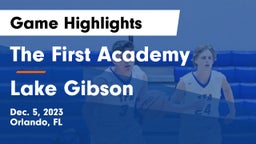 The First Academy vs Lake Gibson  Game Highlights - Dec. 5, 2023