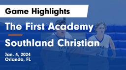 The First Academy vs Southland Christian Game Highlights - Jan. 4, 2024