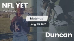 Matchup: NFL Yet Academy High vs. Duncan 2017