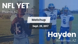 Matchup: NFL Yet Academy High vs. Hayden  2017