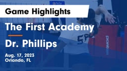 The First Academy vs Dr. Phillips Game Highlights - Aug. 17, 2023