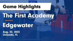 The First Academy vs Edgewater  Game Highlights - Aug. 22, 2023