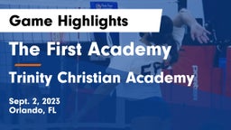 The First Academy vs Trinity Christian Academy Game Highlights - Sept. 2, 2023