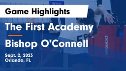 The First Academy vs Bishop O'Connell  Game Highlights - Sept. 2, 2023