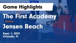 The First Academy vs Jensen Beach  Game Highlights - Sept. 1, 2023