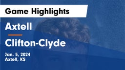 Axtell  vs Clifton-Clyde  Game Highlights - Jan. 5, 2024