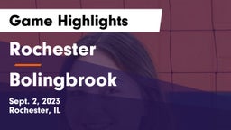 Rochester  vs Bolingbrook Game Highlights - Sept. 2, 2023