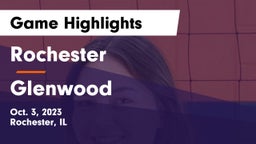 Rochester  vs Glenwood  Game Highlights - Oct. 3, 2023