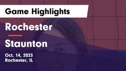Rochester  vs Staunton Game Highlights - Oct. 14, 2023