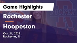 Rochester  vs Hoopeston Game Highlights - Oct. 21, 2023