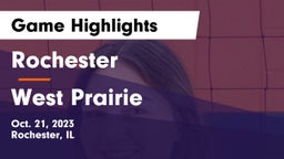 Rochester  vs West Prairie Game Highlights - Oct. 21, 2023