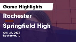Rochester  vs Springfield High Game Highlights - Oct. 24, 2023
