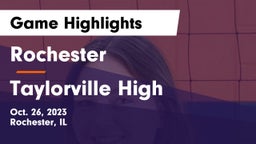 Rochester  vs Taylorville High Game Highlights - Oct. 26, 2023