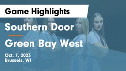 Southern Door  vs Green Bay West Game Highlights - Oct. 7, 2023