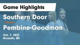 Southern Door  vs Pembine-Goodman Game Highlights - Oct. 7, 2023
