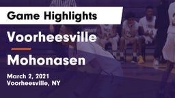 Voorheesville  vs Mohonasen  Game Highlights - March 2, 2021