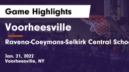 Voorheesville  vs Ravena-Coeymans-Selkirk Central School District Game Highlights - Jan. 21, 2022