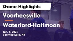 Voorheesville  vs Waterford-Halfmoon  Game Highlights - Jan. 3, 2024