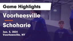 Voorheesville  vs Schoharie  Game Highlights - Jan. 5, 2024
