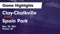 Clay-Chalkville  vs Spain Park  Game Highlights - Nov. 30, 2021