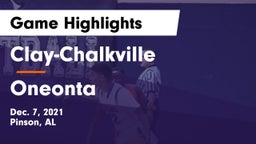Clay-Chalkville  vs Oneonta  Game Highlights - Dec. 7, 2021