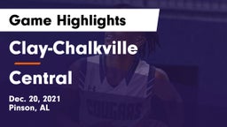 Clay-Chalkville  vs Central  Game Highlights - Dec. 20, 2021