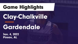 Clay-Chalkville  vs Gardendale  Game Highlights - Jan. 4, 2022