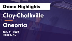 Clay-Chalkville  vs Oneonta  Game Highlights - Jan. 11, 2022