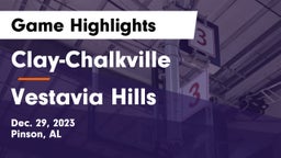 Clay-Chalkville  vs Vestavia Hills  Game Highlights - Dec. 29, 2023