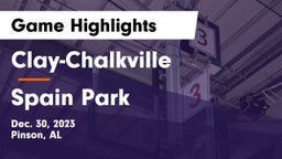 Clay-Chalkville  vs Spain Park  Game Highlights - Dec. 30, 2023